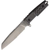 Extrema Ratio 0087 Task Part Serrtaed Fixed Blade Knife Carbon Fiber Handles