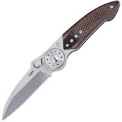 CRKT 4200 Walker Blade Lock Knife Black/Brown Handles