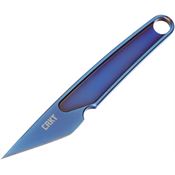 CRKT 7065 HangTi Blue Drop Point Fixed Blade Knife