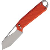 Ketuo M017 Ventr Satin Tanto Linerlock Knife Orange G10 Handles