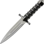 China Made 211621 Gothic Dagger Fixed Blade Knife Black Handles