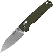 Kershaw 6105OLSW Bel Air Stonewash Magna-Cut Duralock Knife OD Green Handles