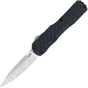 Kershaw 9000CFBLU Auto Livewire Two-Tone MagnaCut OTF Knife Carbon Fiber Blue Handles