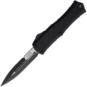 Microtech 1701M1T Auto Hera II Mini Two-Tone Bayonet OTF Knife Black Handles