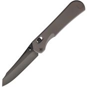 Piratech K02 Kraken Black Sheepsfoot Crossbar Lock Knife Titanium Handles