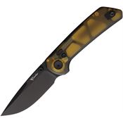 Reate 178 PL-XE Black Nitro V Pivot Lock Knife Ultem Handles