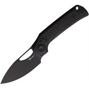 Reate 168 PL-XE Black Nitro V Pivot Lock Knife Black Micarta Handles