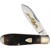 Rough Rider 2628 30th Anniversary Teardrop Jack Brown Bone Handles