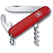 Swiss Army 03303 Waiter Knife Red Handles