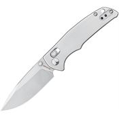 Olight RUBATO3STHD Rubato 3 Stonewash Rail Lock Knife Stainless Handles