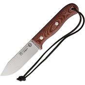 Joker RCM118 Campero Fixed Blade Knife Brown Micarta Handles