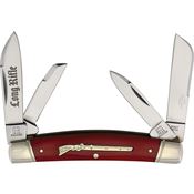 Rough Rider 2617 Long Rifle Congress Knife Red Bone Handles