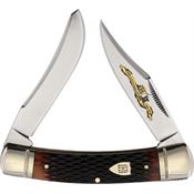 Rough Rider 2630 30th Anniversary Small Moose Knife Brown Bone Handles