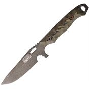 Dawson 83892 Outcast Monsoon MagnaCut Fixed Blade Knife Ultrex Camo G10 Handles