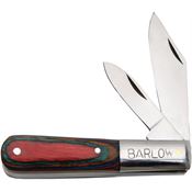 Pakistan 202980 Barlow Knife Pakkawood Handles