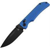 Tenable B1095V6 Eaglestrike Black Stonewash Spear Point CrossBar Lock Knife Blue Handles Tenable B1095V6 Eaglestrike Black Stonewash Spear Point CrossBar Lock Knife Blue Handles