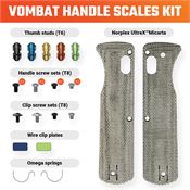 Vosteed W0103 Vombat Handle Scales Micarta Vosteed W0103 Vombat Handle Scales Micarta